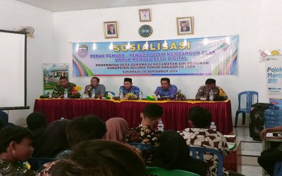 SOSIALISASI PERAN PEMUDA MEMBANGUN DESA MENUJU DESA DIGITAL